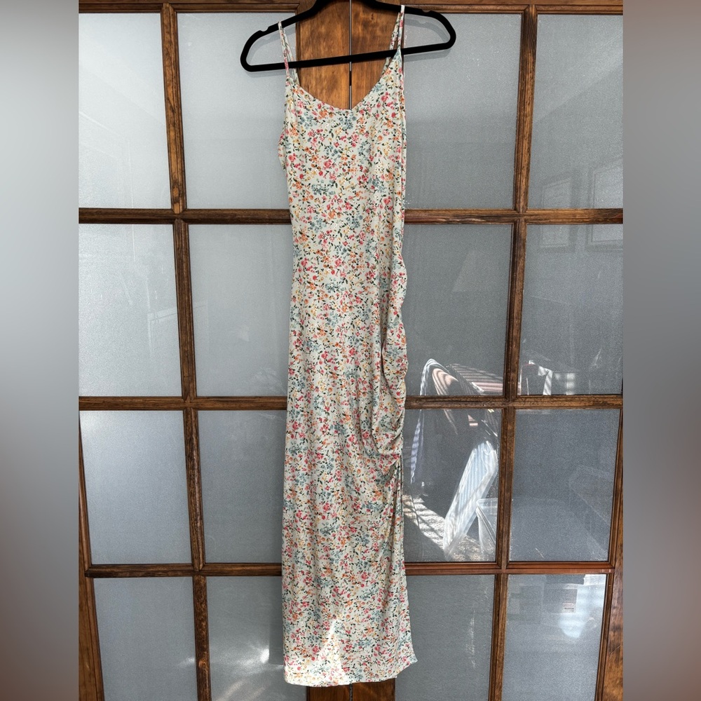 Haute Monde Maternity Multicolor Floral Maxi Dress